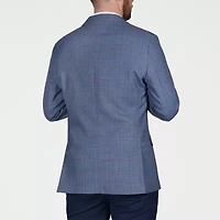 CRICKETEER™ Mens Windowpane Stretch Fabric Sport Coat
