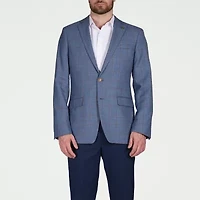 CRICKETEER™ Mens Windowpane Stretch Fabric Sport Coat