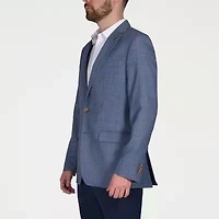 CRICKETEER™ Mens Windowpane Stretch Fabric Sport Coat