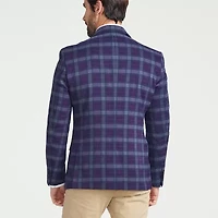 CRICKETEER™ Mens Plaid Stretch Fabric Sport Coat