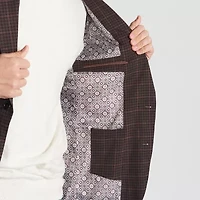 CRICKETEER™ Mens Plaid Stretch Fabric Sport Coat