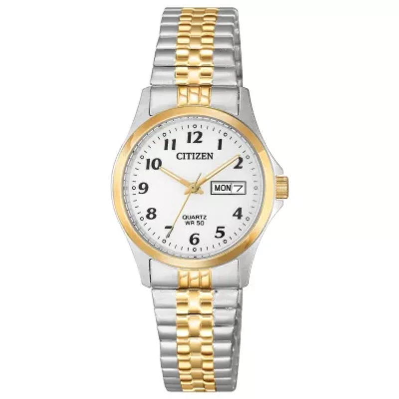 Citizen Quartz Womens Two Tone Stainless Steel Bracelet Watch Eq2004-95a