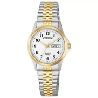 Citizen Quartz Womens Two Tone Stainless Steel Bracelet Watch Eq2004-95a