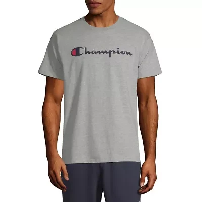 Champion Mens Crew Neck Short Sleeve Regular Fit Graphic T-Shirt
