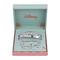 Disney Classics Womens Crystal Mickey Mouse Bolo Bracelet