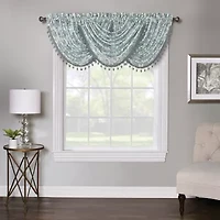 Regal Home Regency Watercolor Floral Rod Pocket Valance