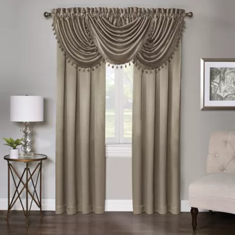 Regal Home Regency Rod Pocket Light-Filtering Single Curtain Panel