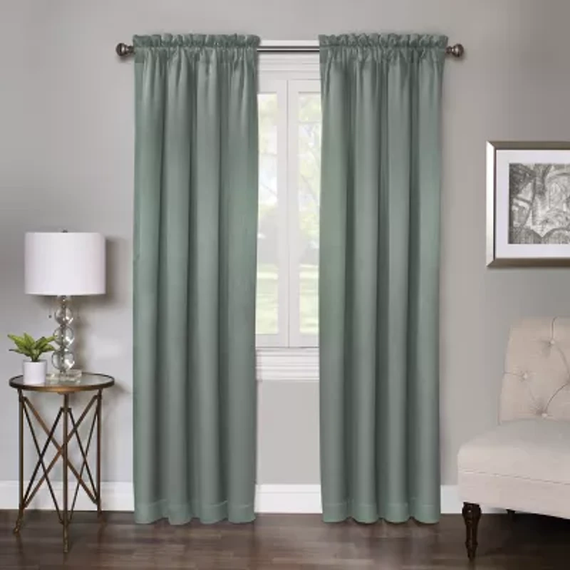 Regal Home Regency Rod Pocket Light-Filtering Single Curtain Panel