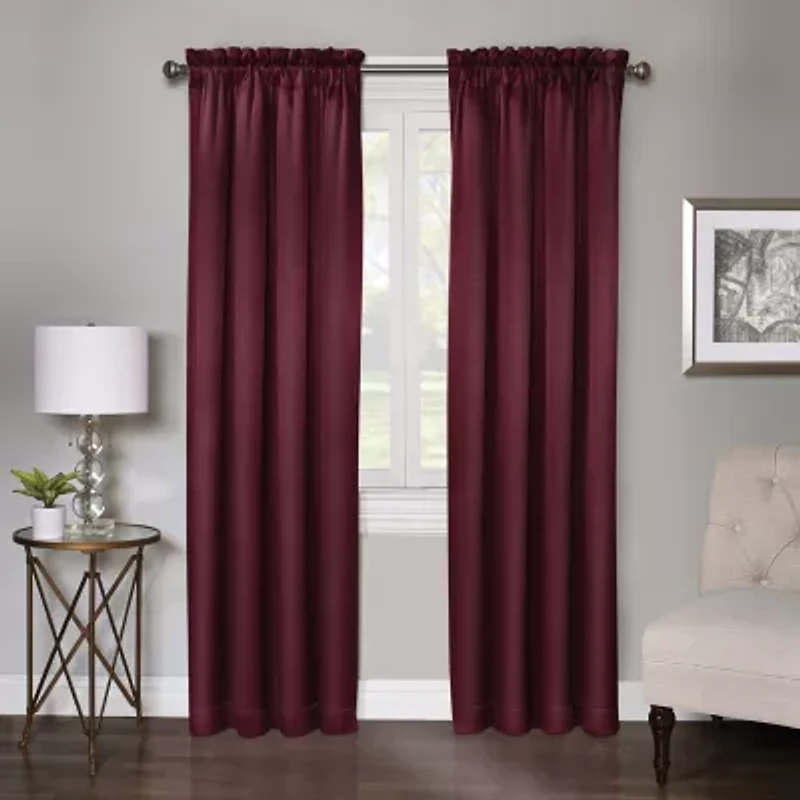 Regal Home Regency Rod Pocket Light-Filtering Single Curtain Panel