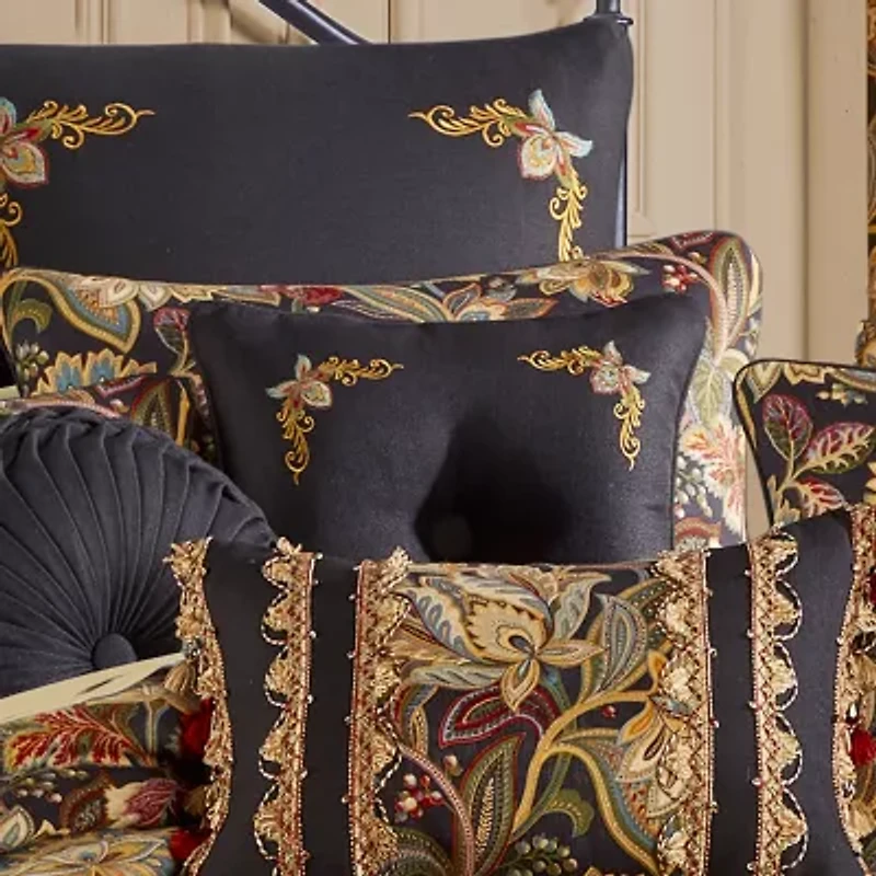 Five Queens Court Stefania Square Throw Pillow
