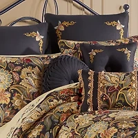 Five Queens Court Stefania Round Throw Pillow