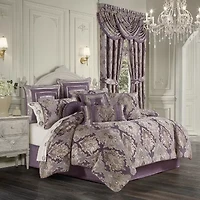 Five Queens Court Dominique 4-pc. Damask + Scroll Extra Weight Comforter Set