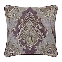 Five Queens Court Dominique Square Throw Pillow