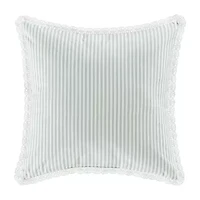 Royal Court Rialto Sage Square Throw Pillow