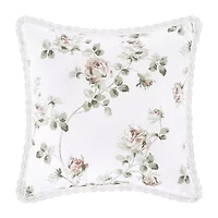 Royal Court Rialto Sage Square Throw Pillow