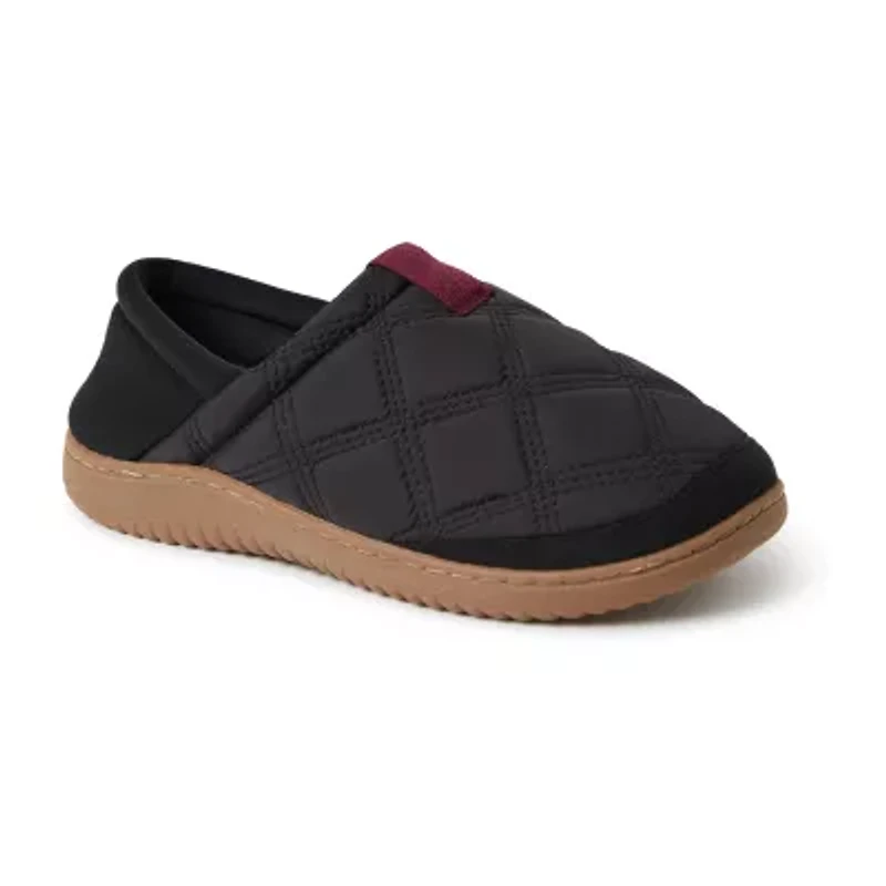 Dearfoams River Closed Back With Collapsible Heel Womens Memory Foam Slip-On Slippers