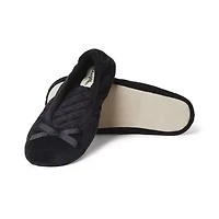 Dearfoams Layla Womens Ballerina Slippers