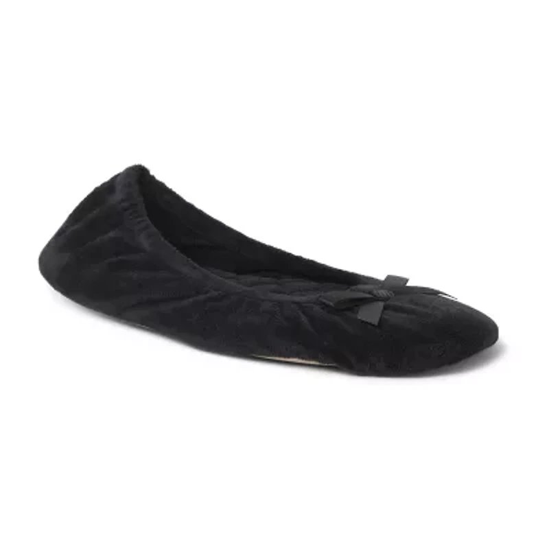 Dearfoams Layla Womens Ballerina Slippers