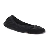 Dearfoams Layla Womens Ballerina Slippers