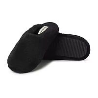 Dearfoams Bailey Scuff Womens Memory Foam Slip-On Slippers