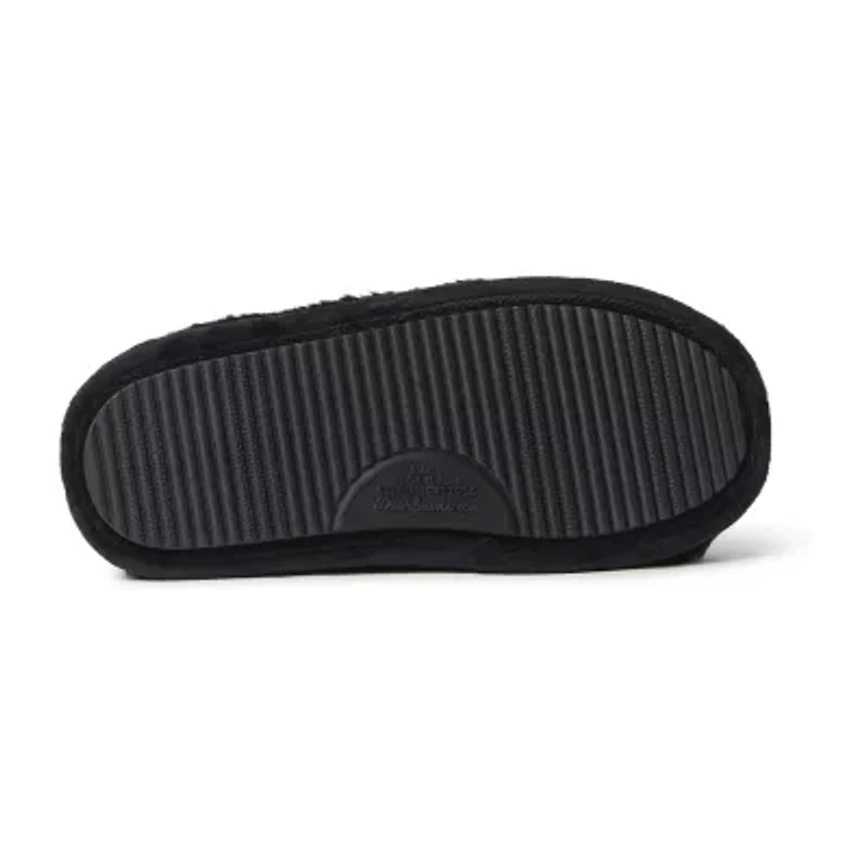 Dearfoams Bailey Scuff Womens Memory Foam Slip-On Slippers