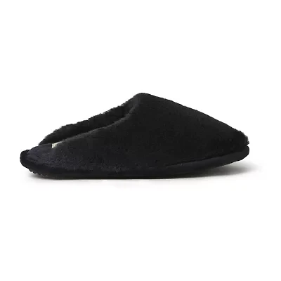 Dearfoams Bailey Scuff Womens Memory Foam Slip-On Slippers