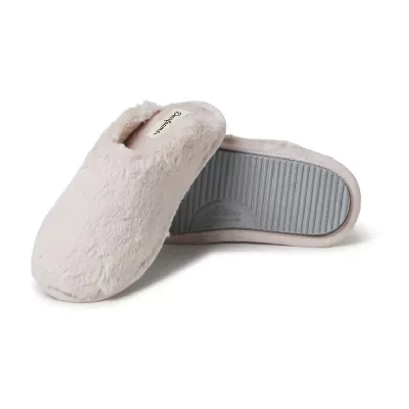 Dearfoams Bailey Scuff Womens Memory Foam Slip-On Slippers