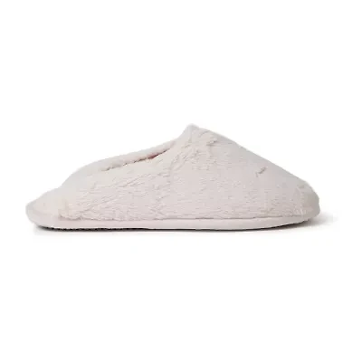 Dearfoams Bailey Scuff Womens Memory Foam Slip-On Slippers