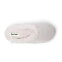 Dearfoams Bailey Scuff Womens Memory Foam Slip-On Slippers
