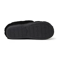 Dearfoams Claire Cable Knit Chenille Womens Memory Foam Clog Slippers