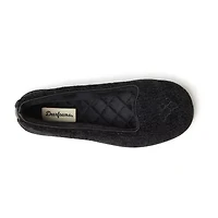 Dearfoams Rebecca Chenille Closed Back Womens Memory Foam Slip-On Slippers
