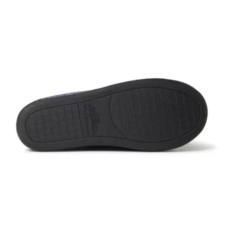 Dearfoams Rebecca Chenille Closed Back Womens Memory Foam Slip-On Slippers