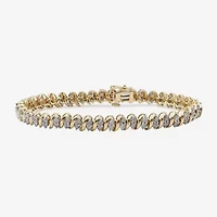 4 CT.T.W. Natural Diamond 10K Yellow Gold Bracelet