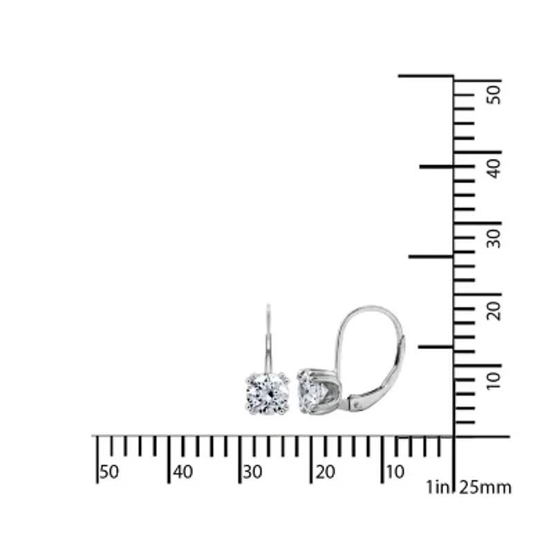 DiamonArt® 1.75 CT. T.W. Cubic Zirconia Earrings