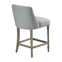 Martha Stewart Delaney Counter Height Upholstered Bar Stool
