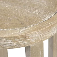 Martha Stewart Harley Round Cane Chairside Table