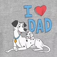 Disney Collection Toddler Unisex Crew Neck Short Sleeve Regular Fit 101 Dalmatians Graphic T-Shirt