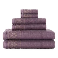 Broadhaven Elegant Scroll Bath Towel