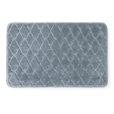 Broadhaven Elegant Scroll Memory Foam Bath Rug