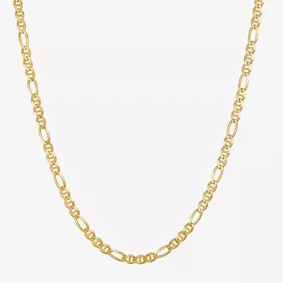 Made in Italy Unisex Adult 14K Gold 22 Inch Link Chain Necklace