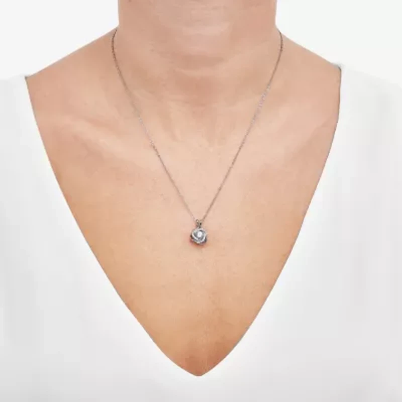 Diamonart Womens 1 1/3 CT. T.W. Cubic Zirconia 14K Gold Over Silver 2-pc. Jewelry Set