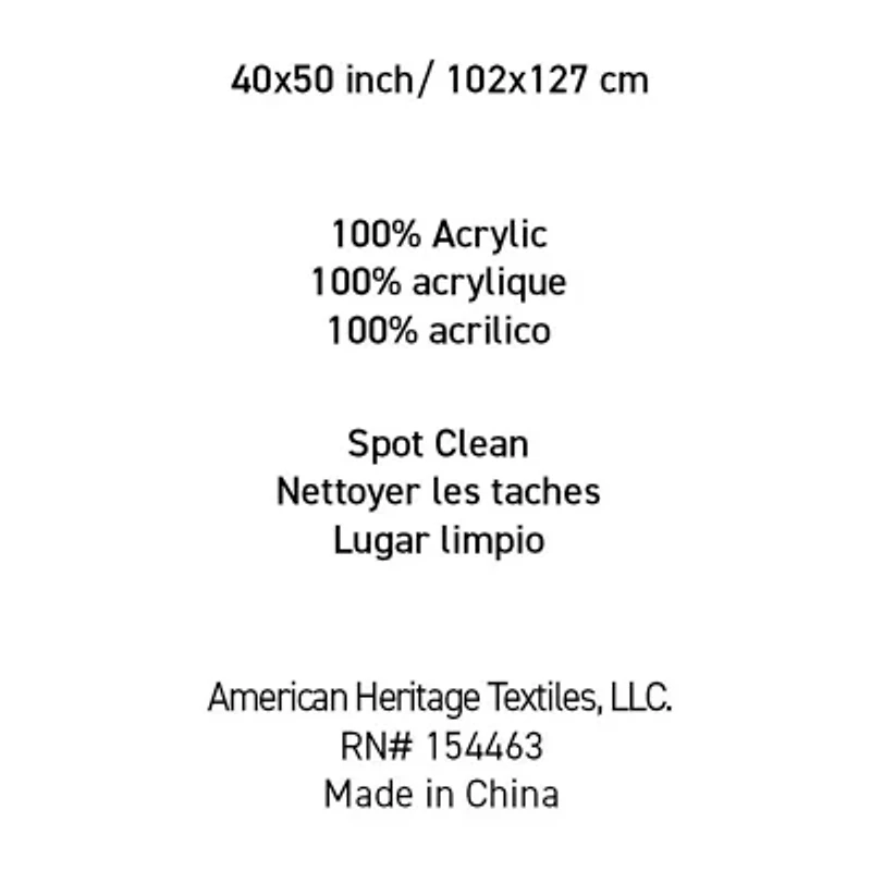 Your Lifestyle By Donna Sharp Chunky Knitted Reversible Lightweight Throw