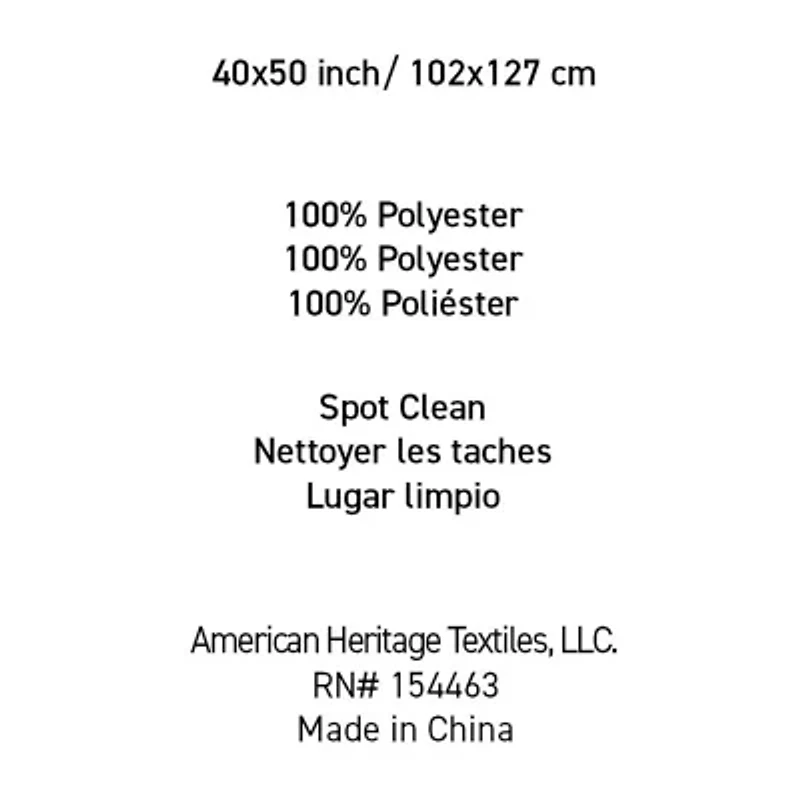 Your Lifestyle By Donna Sharp Chenille Knitted Reversible Lightweight Throw