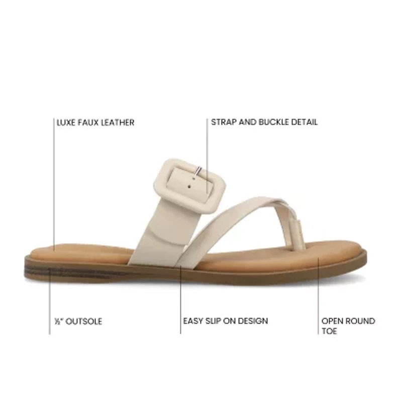 Journee Collection Womens Layra Slide Sandals