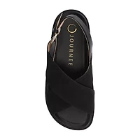 Journee Collection Cloudsteppers Womens Marinna Flat Sandals