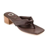 Journee Collection Womens Seelah Heeled Sandals