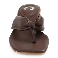 Journee Collection Womens Seelah Heeled Sandals