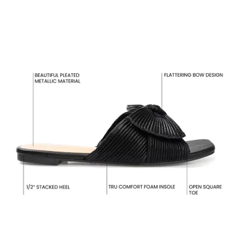 Journee Collection Cloudsteppers Womens Serlina Slide Sandals
