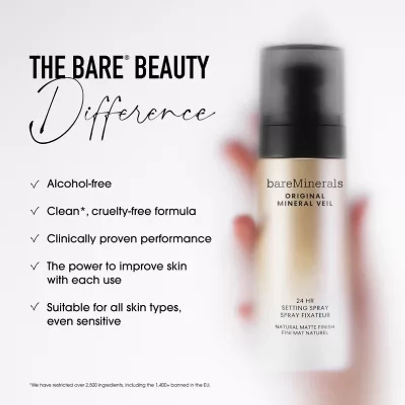 bareMinerals Original Mineral Veil 24hr Natural Matte Setting Spray