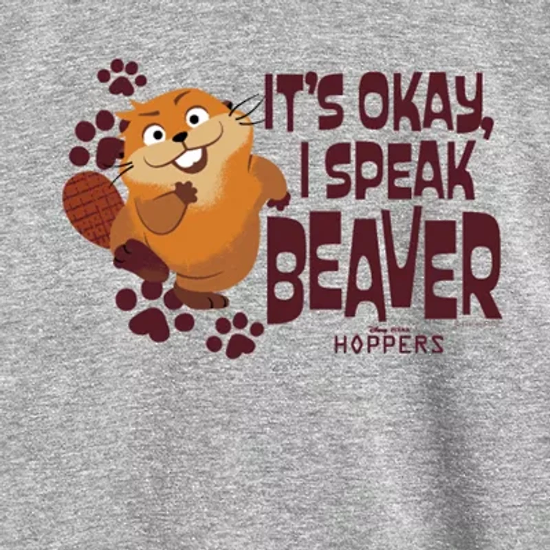 Disney Collection Toddler Boys Crew Neck Long Sleeve Regular Fit Graphic T-Shirt